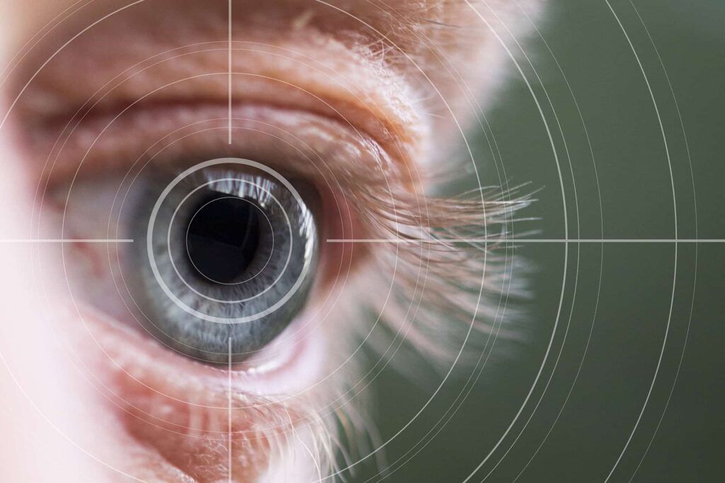Zbliżenie na gałkę oczną - wykrycie wady wzroku może zapobiec niepełnosprawności wzrokowej